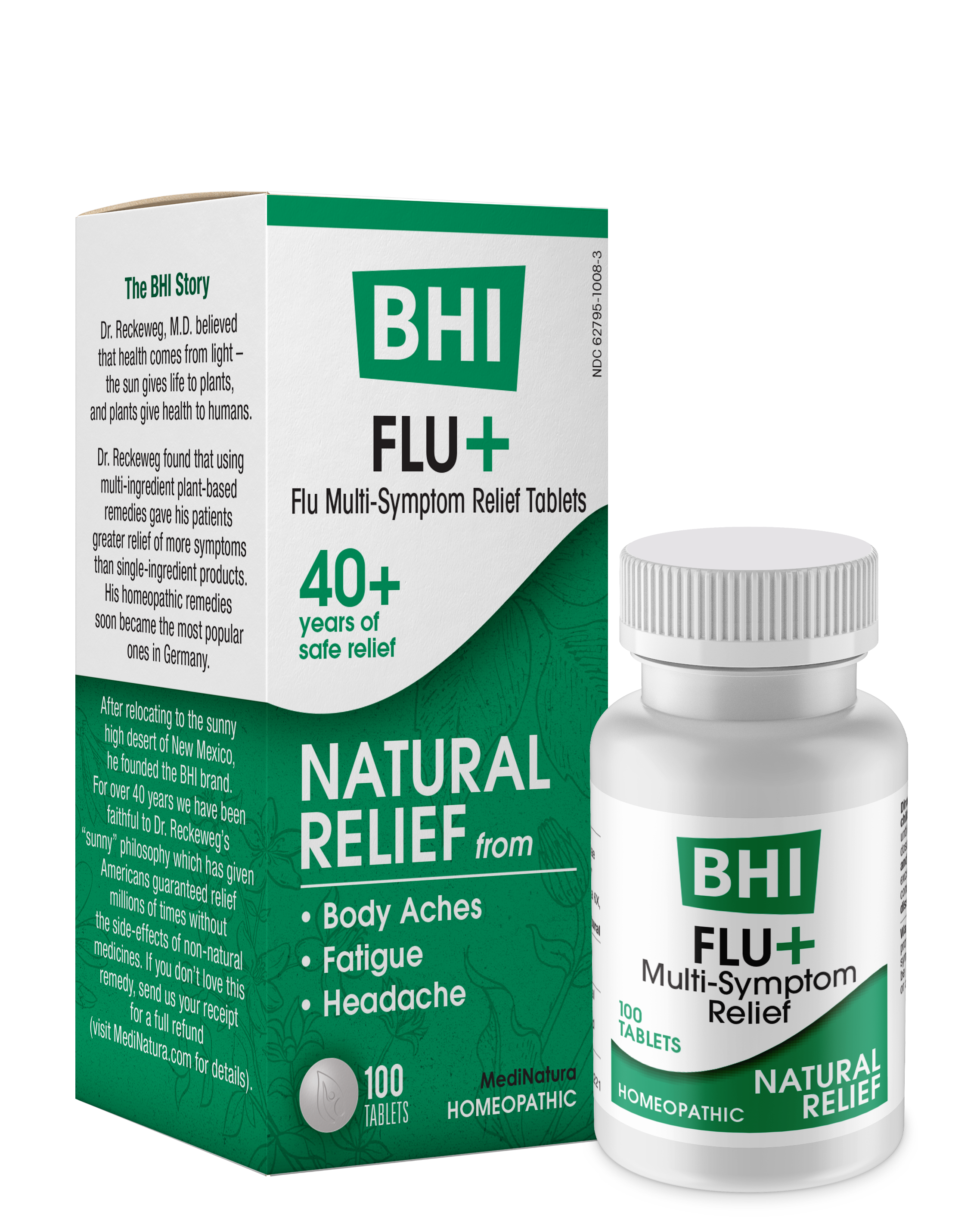 BHI Cold/Flu 100 Tablets