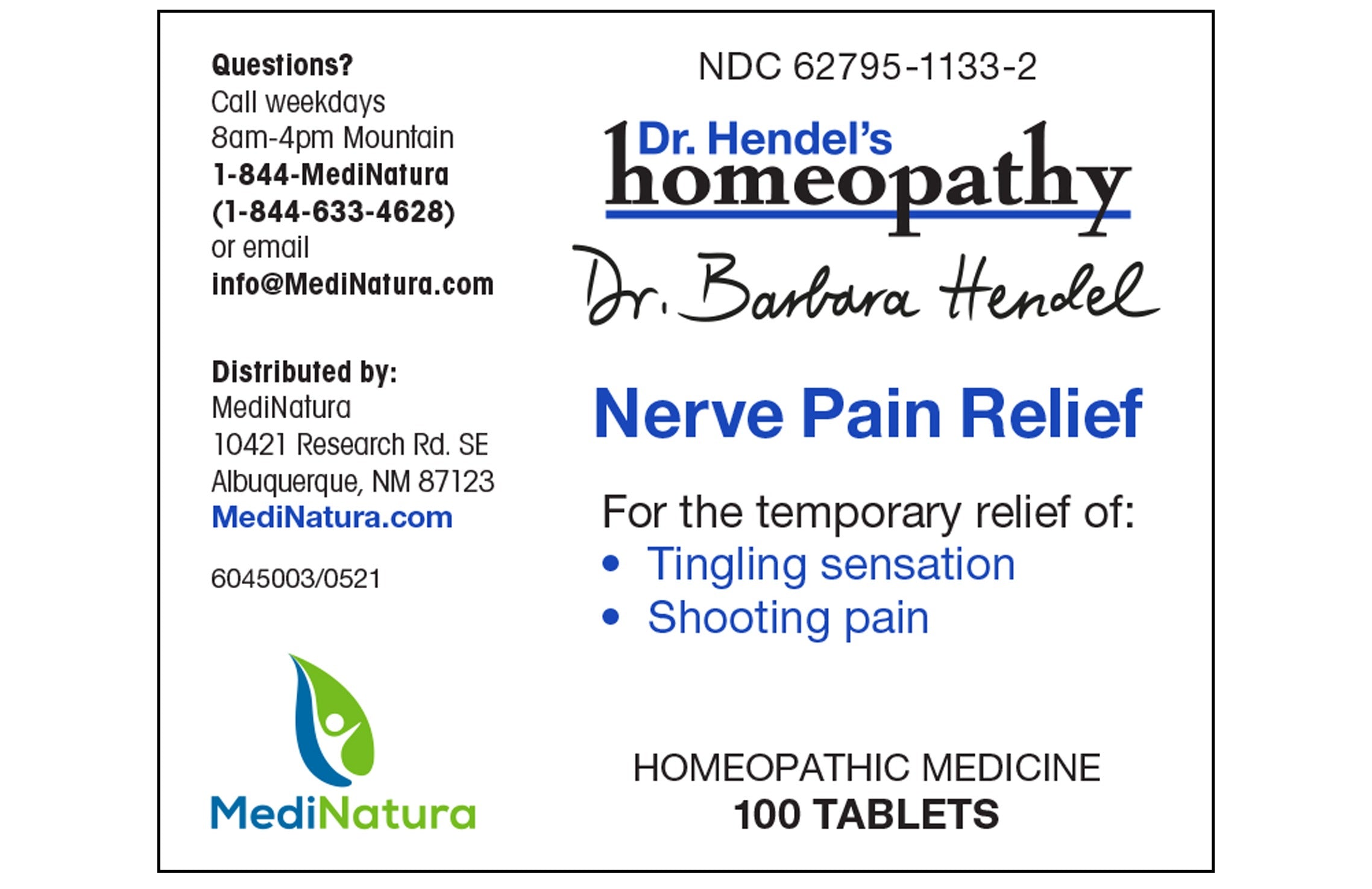 Dr-Hendel Nerve Pain Distributed