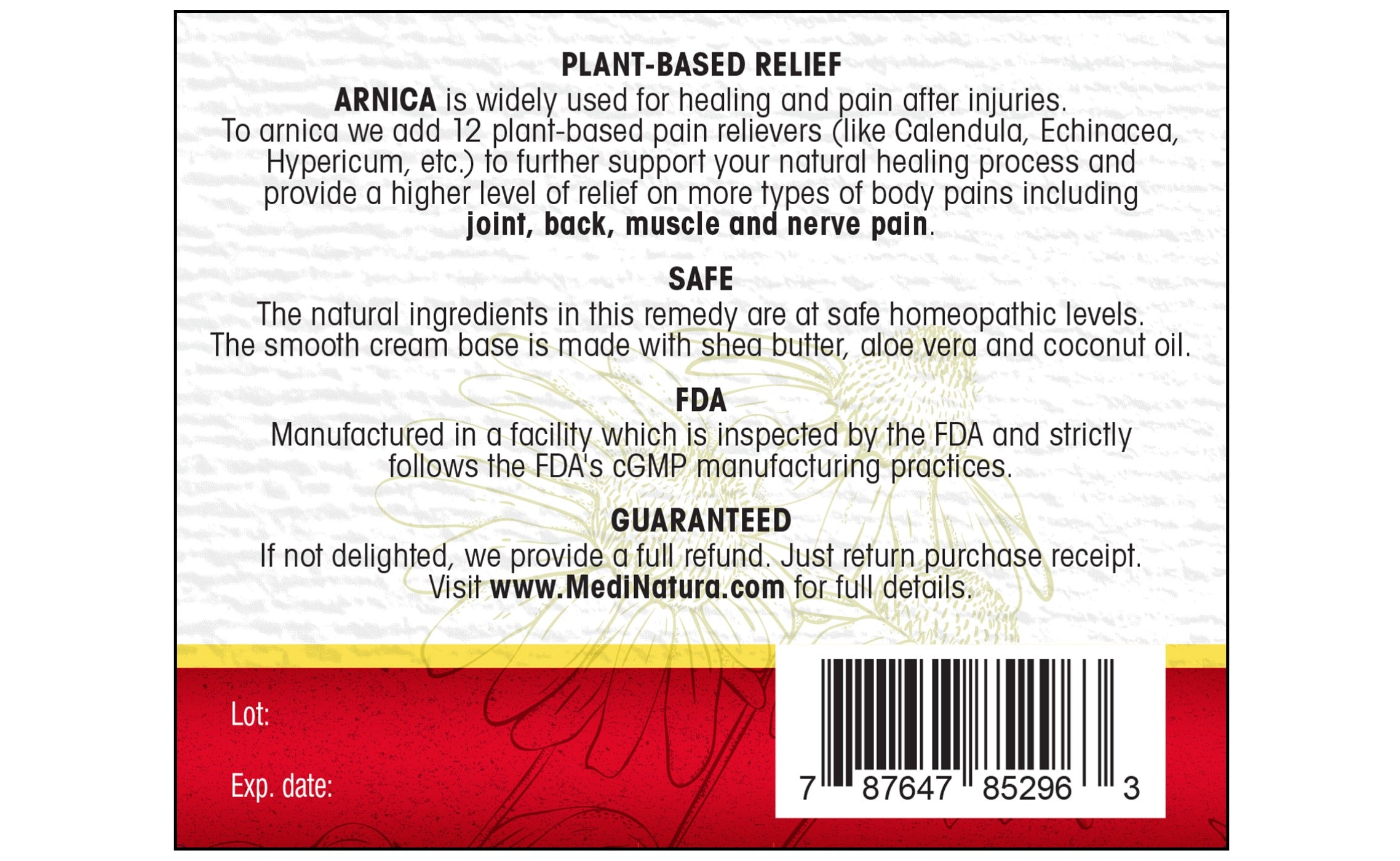 T-Relief Extra Strength Pain Cream Safe