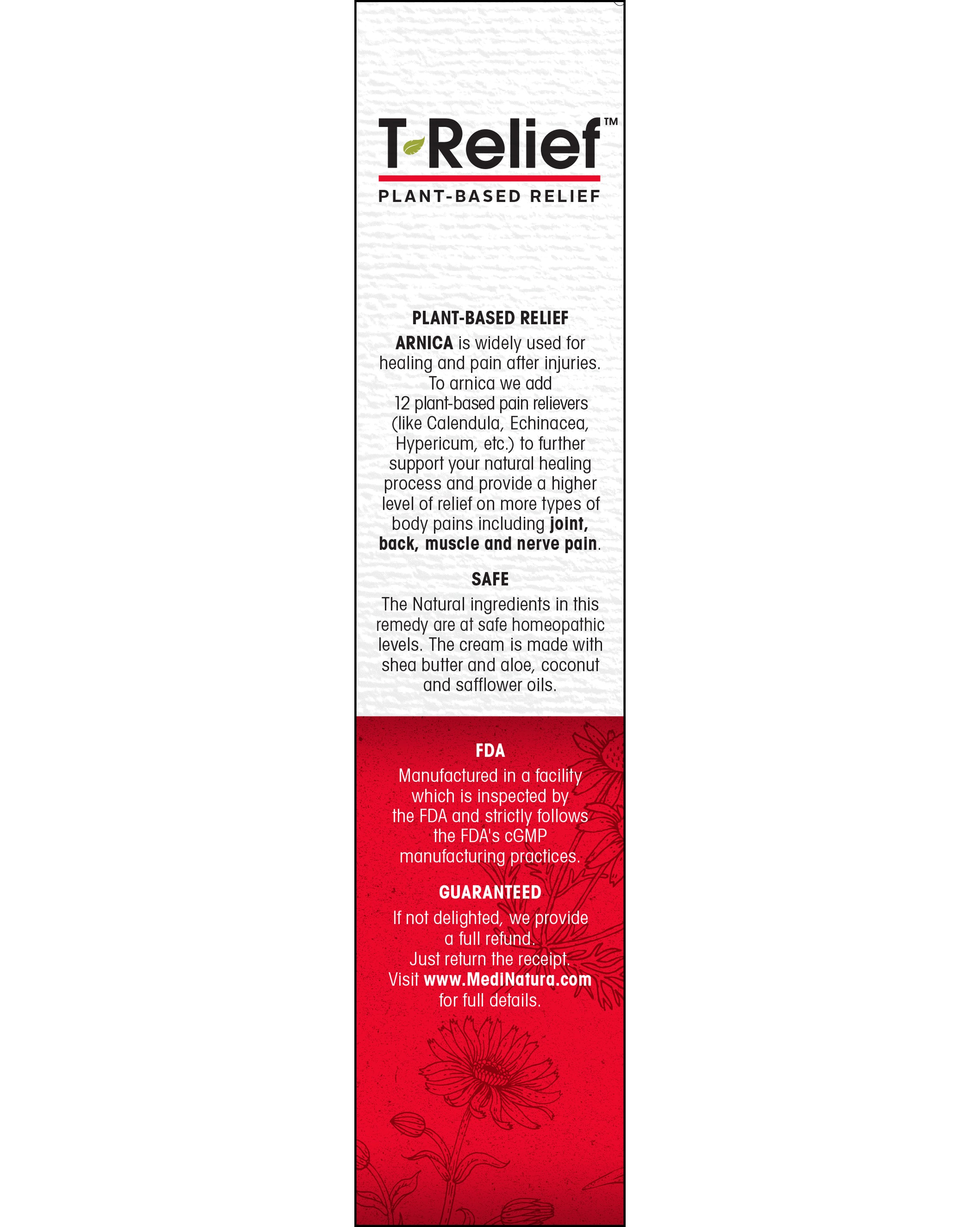 T-Relief Pain 4oz Cream Guaranteed