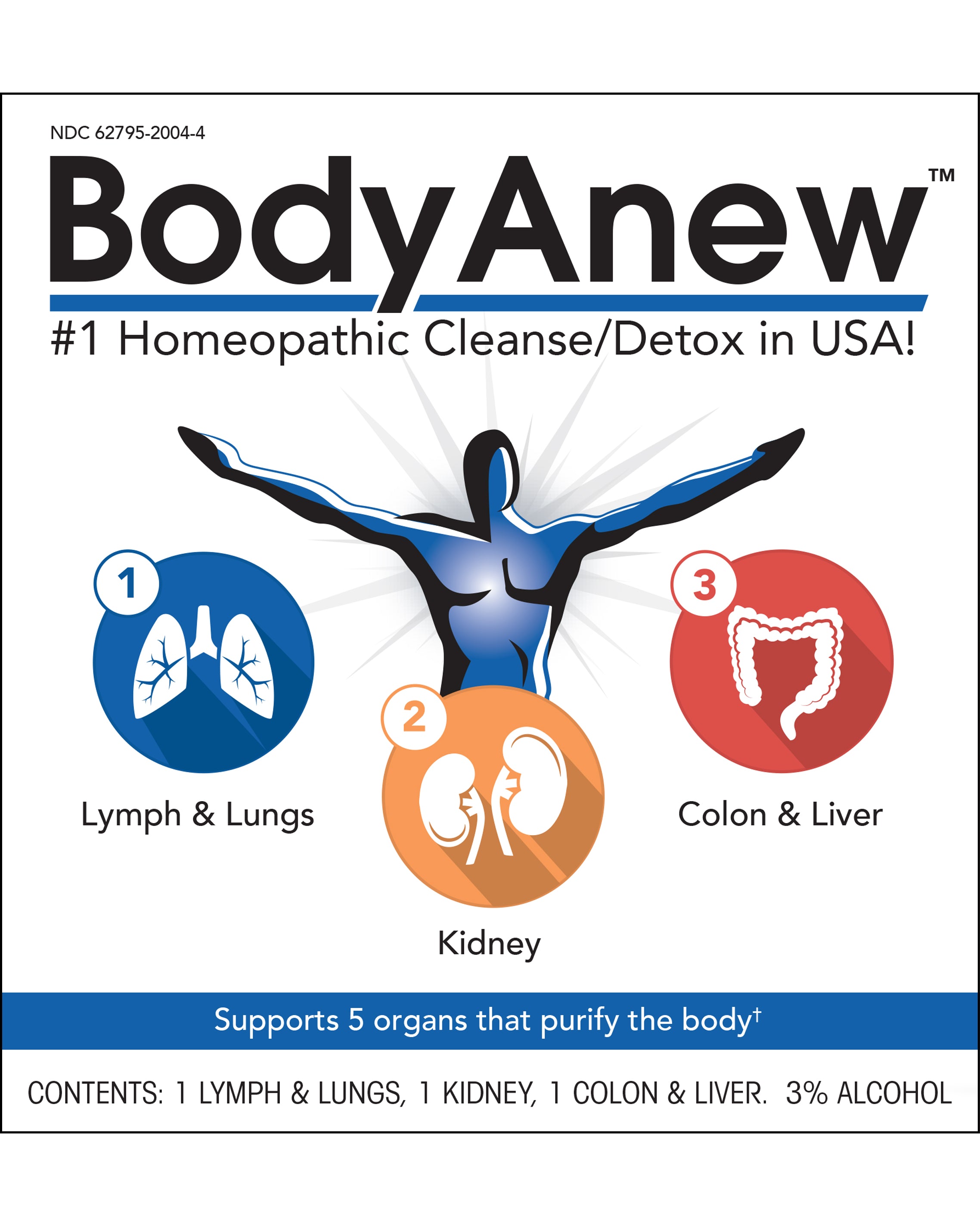 BodyAnew Cleanse Detox 150ml Oral Drops Contents