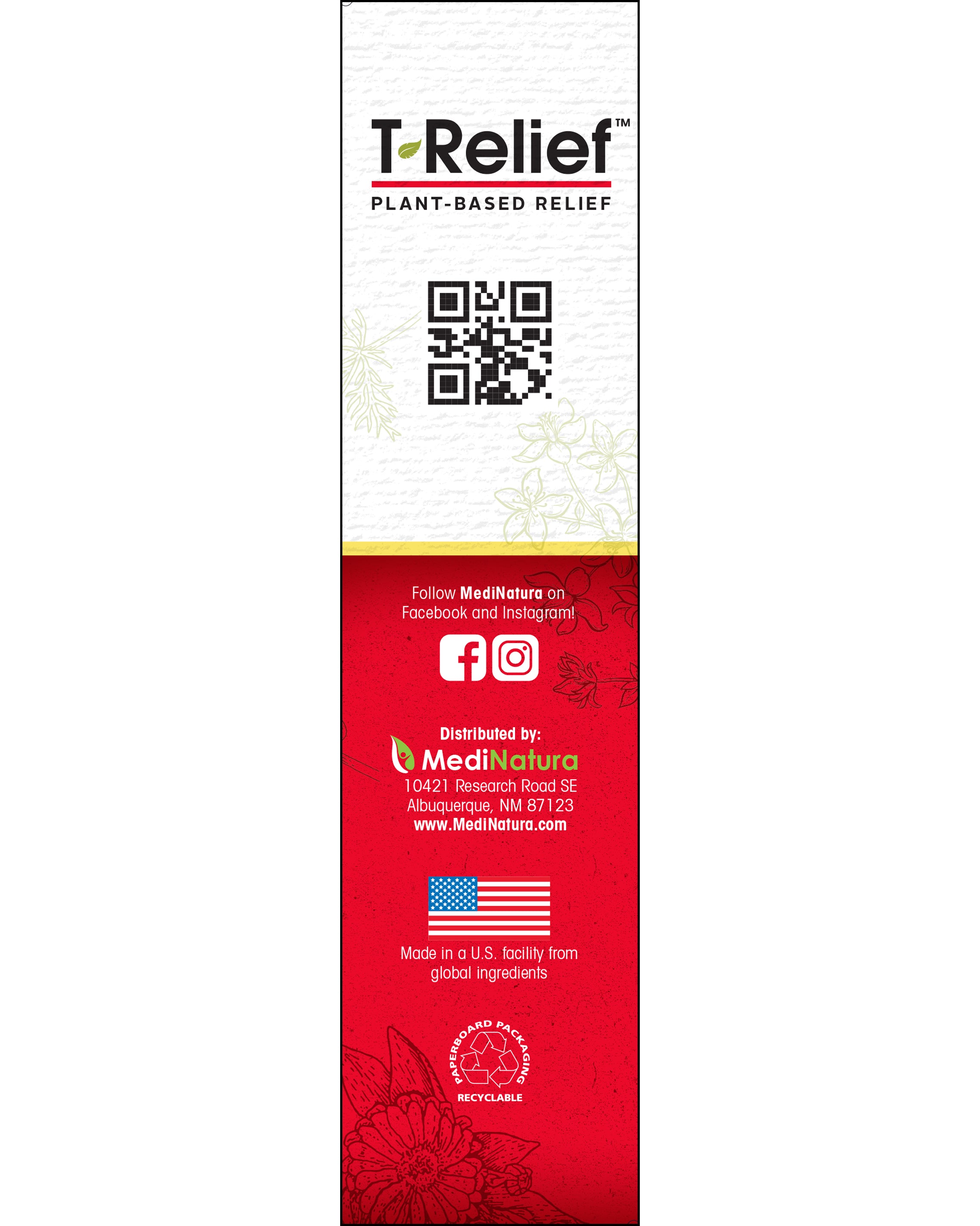 T-Relief Extra Strength Pain 3oz Gel Distributed