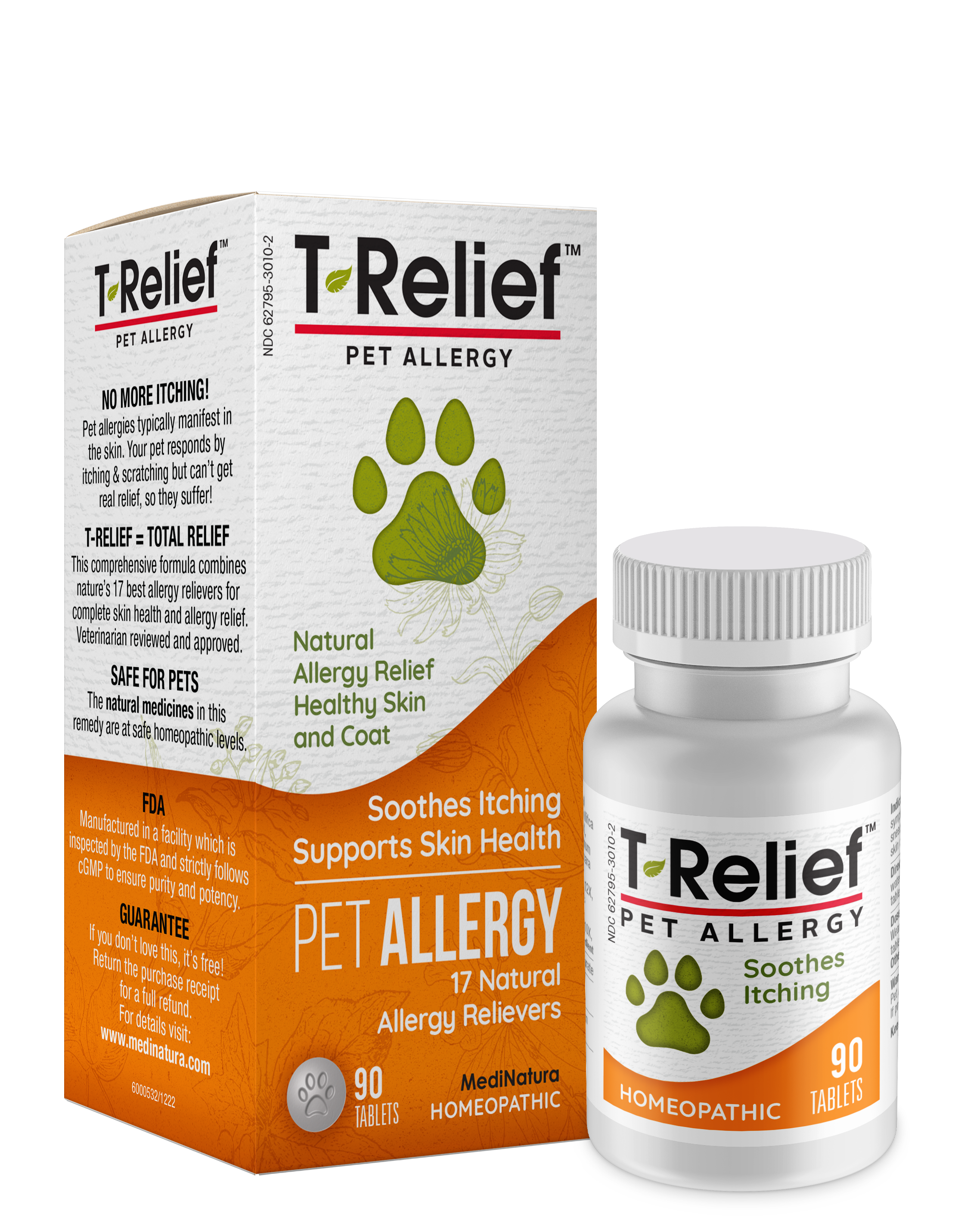 T-Relief   Pet  Allergy Tablets  90ct