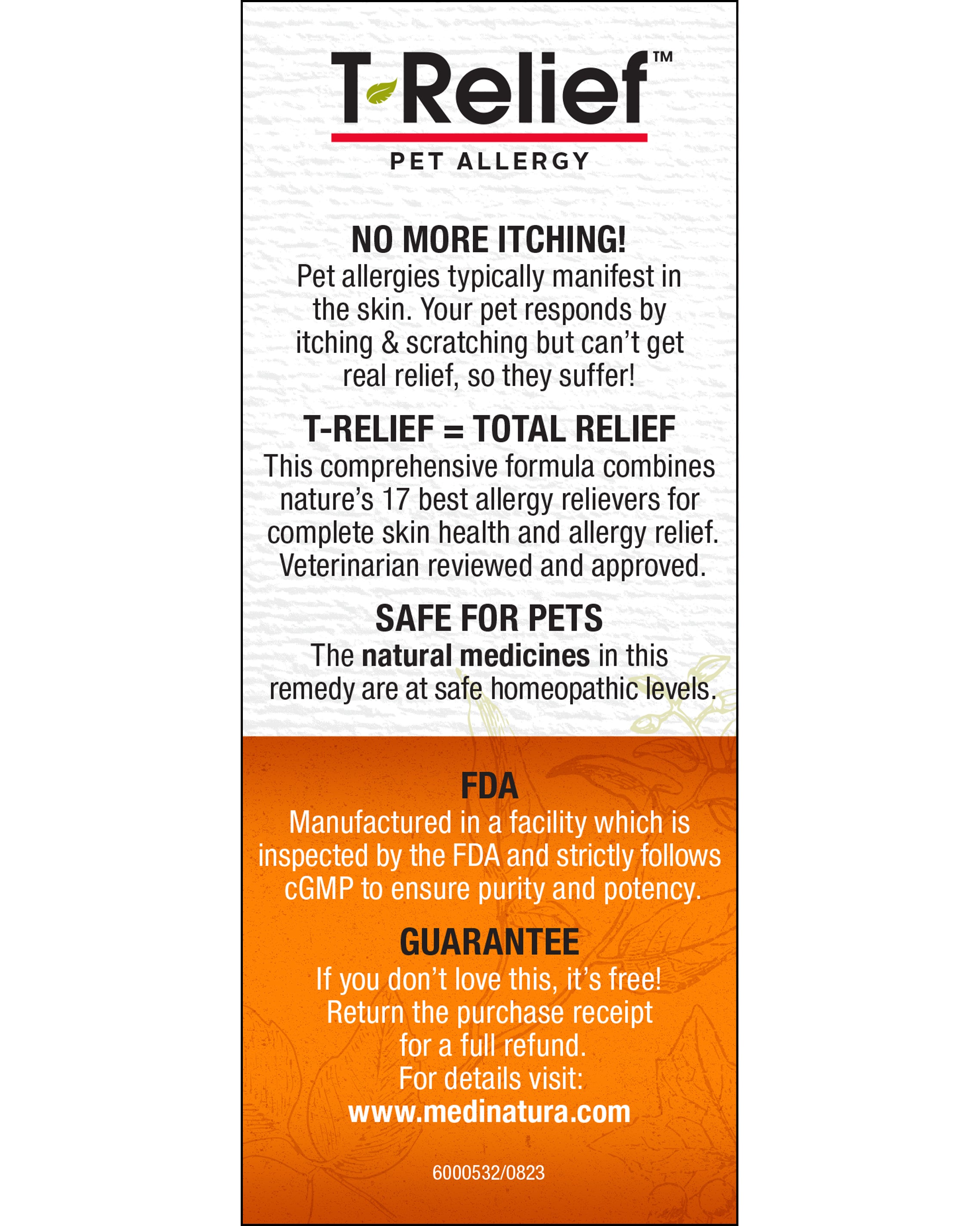 T Relief Pet Allergy Tablets 90ct