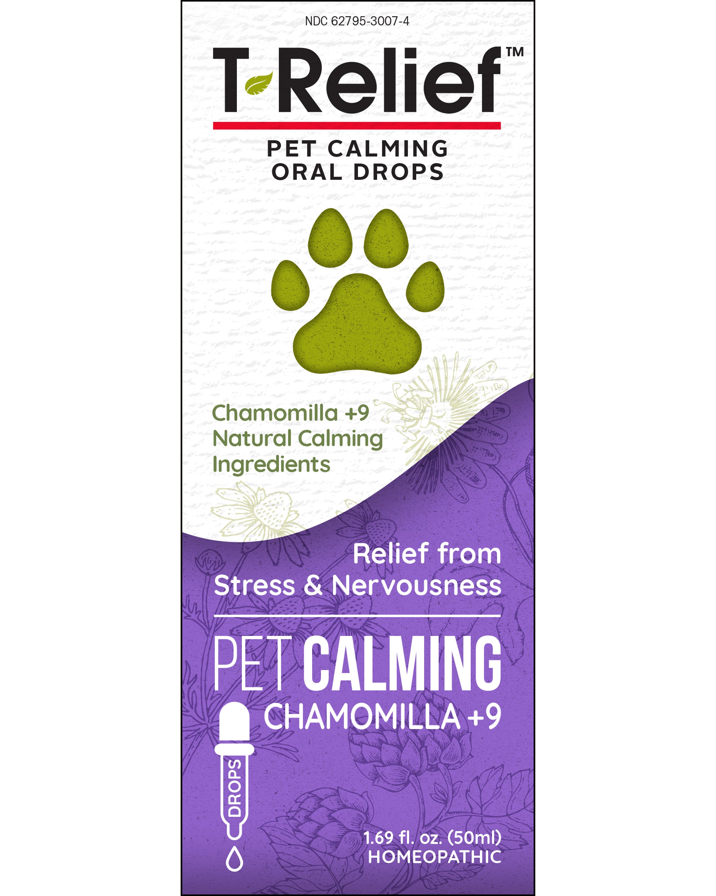 T-Relief PET Calm Drops Front