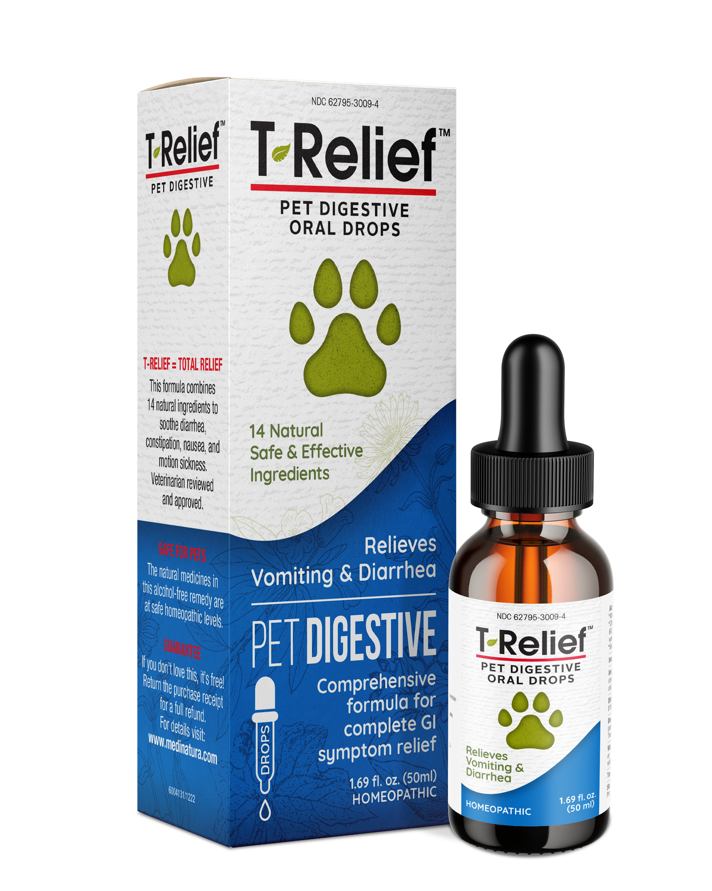 T-Relief   Pet  Digestive Oral Drops  50ml