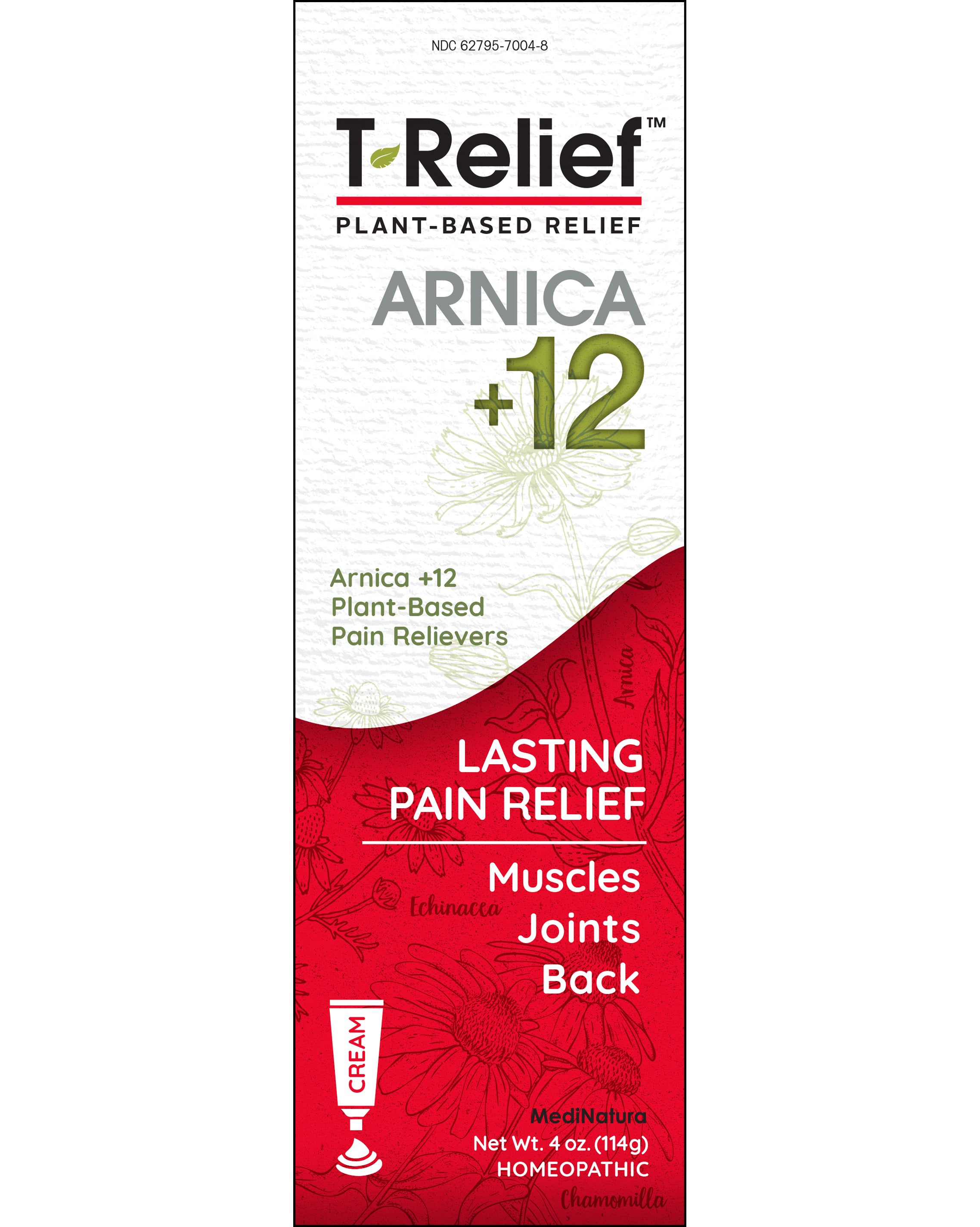 T-Relief Pain 4oz Cream Front