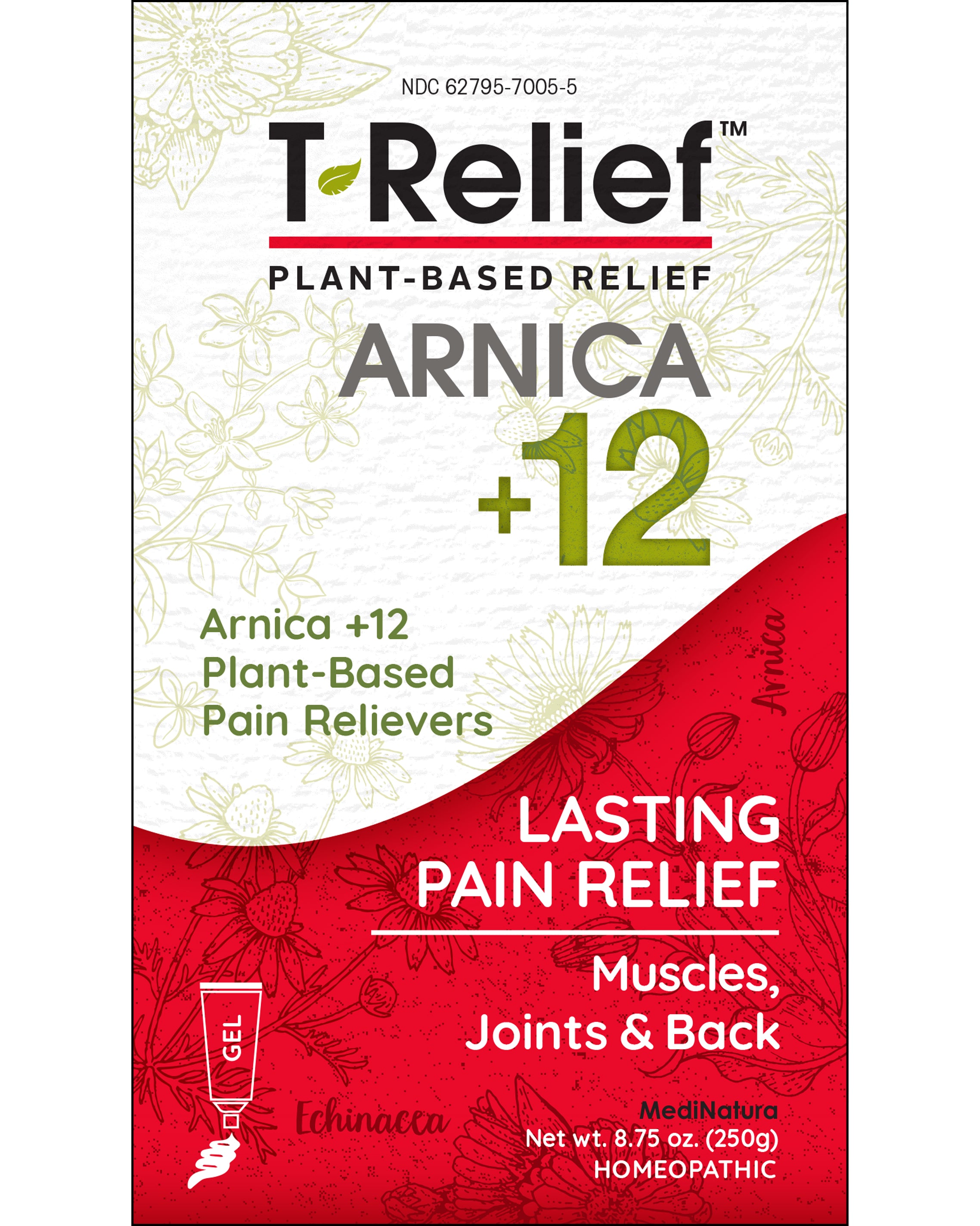 T-Relief Pain 8.75oz Gel Front