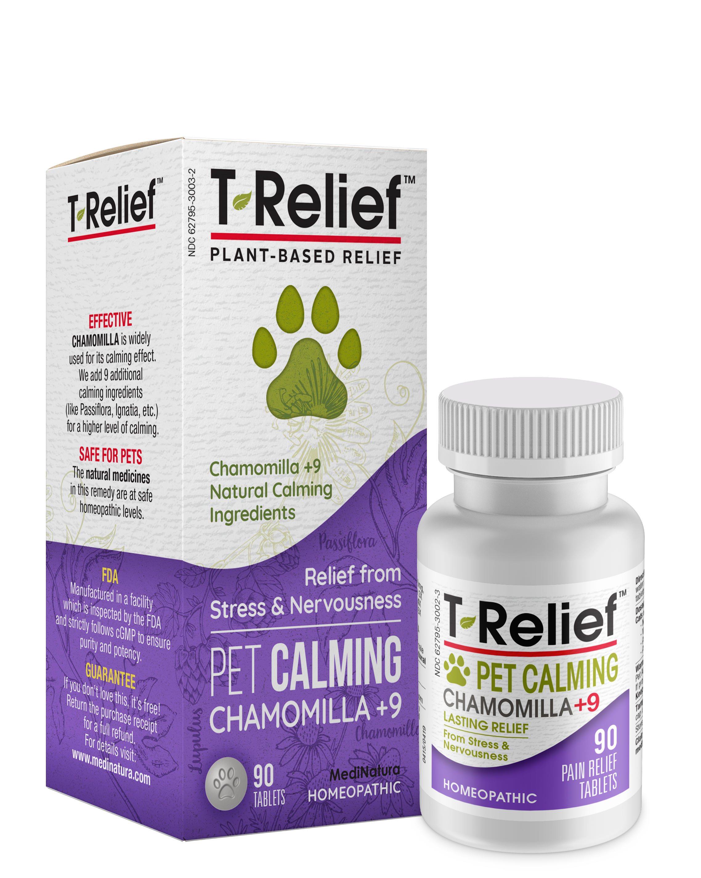 T-Relief Pet Calming - 90 Tablets