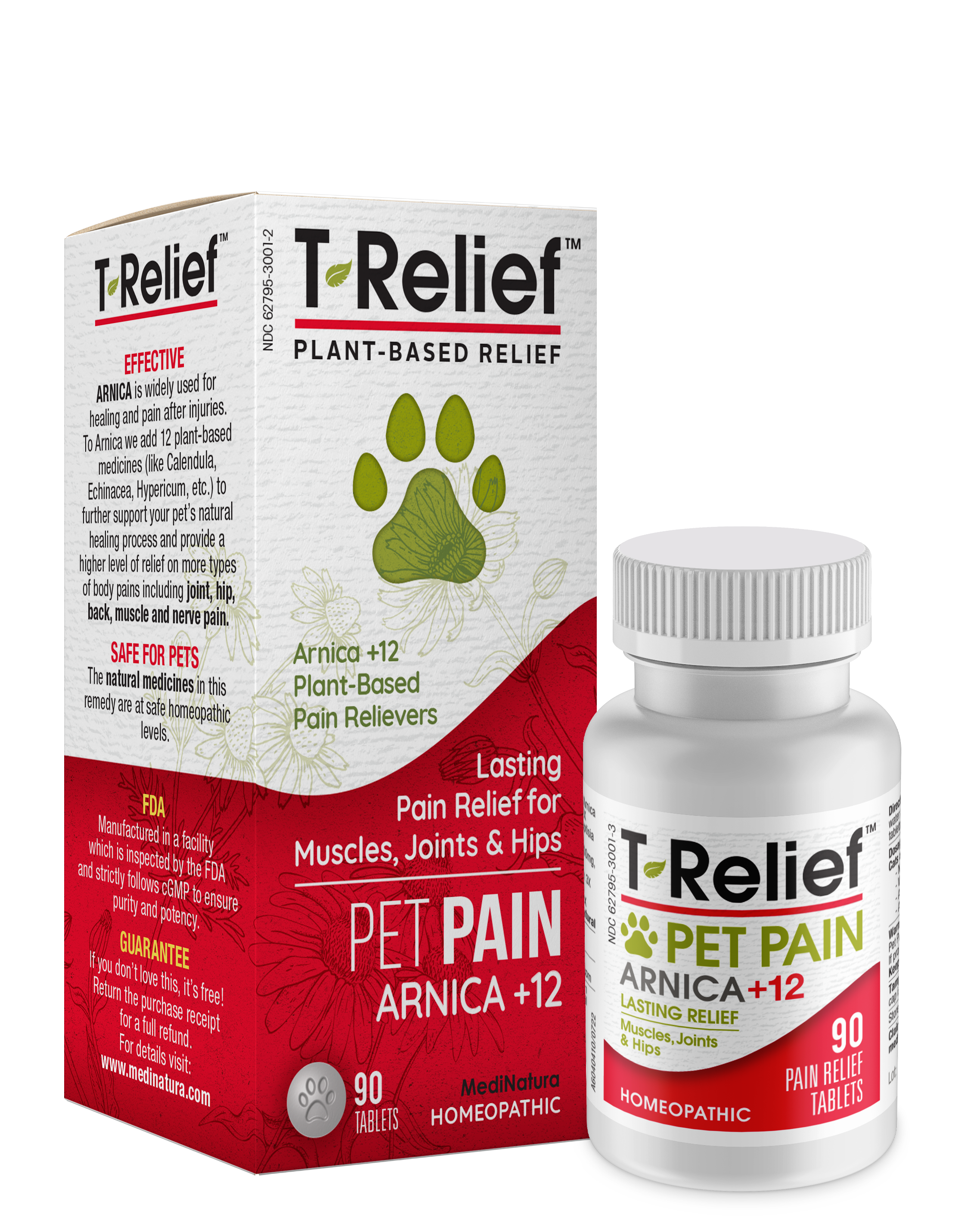 T-Relief Pet Pain - 90 Tablets