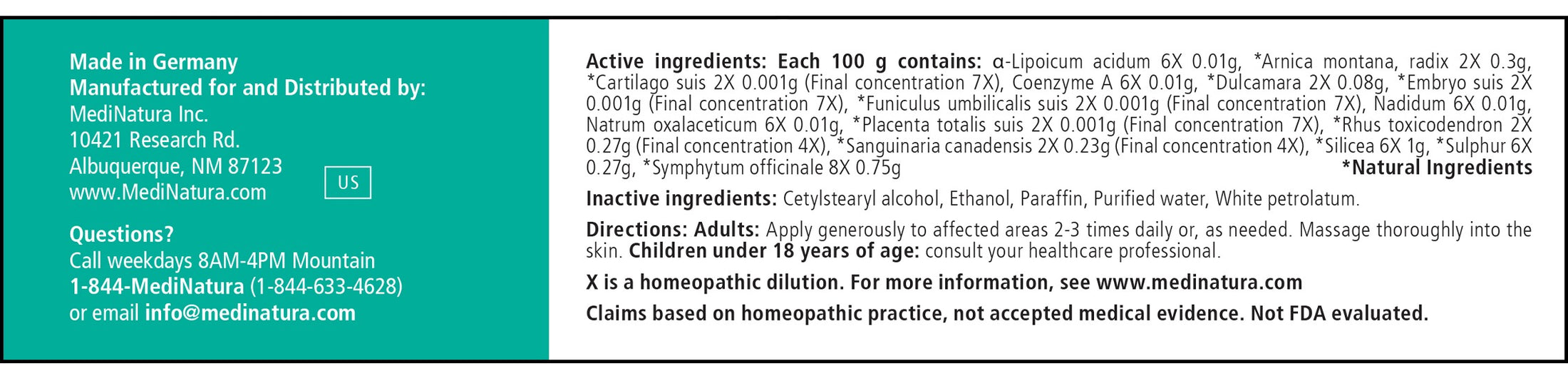 Zeel Arthritis Relief Ointment 3.53oz